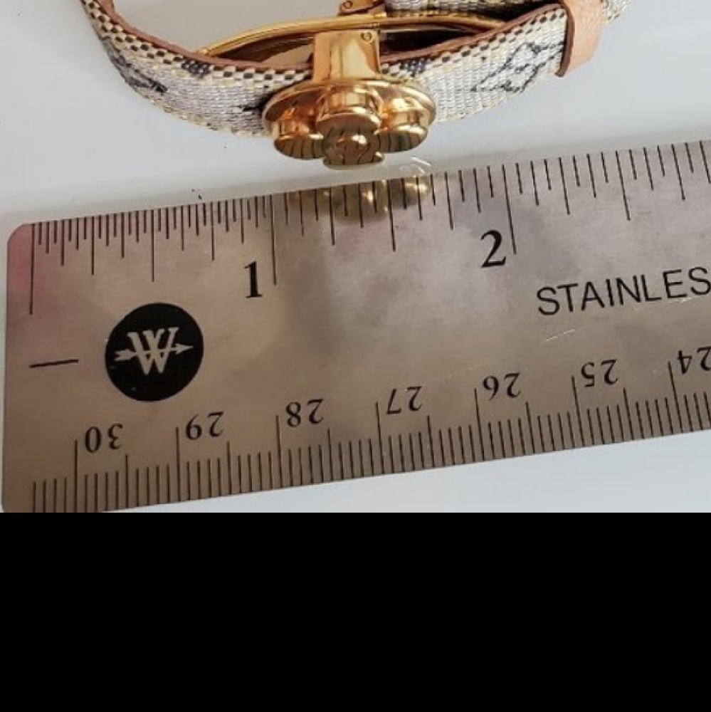 Louis Vuitton Monogram Canvas Good Luck Bangle 💚 co,es with LV Box - Picture 10 of 12